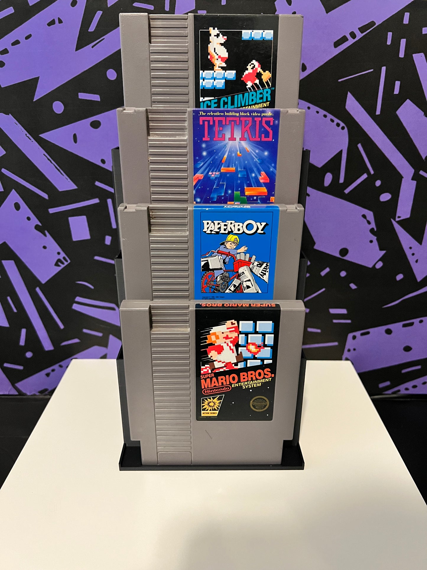 Nintendo Cartridge Stack