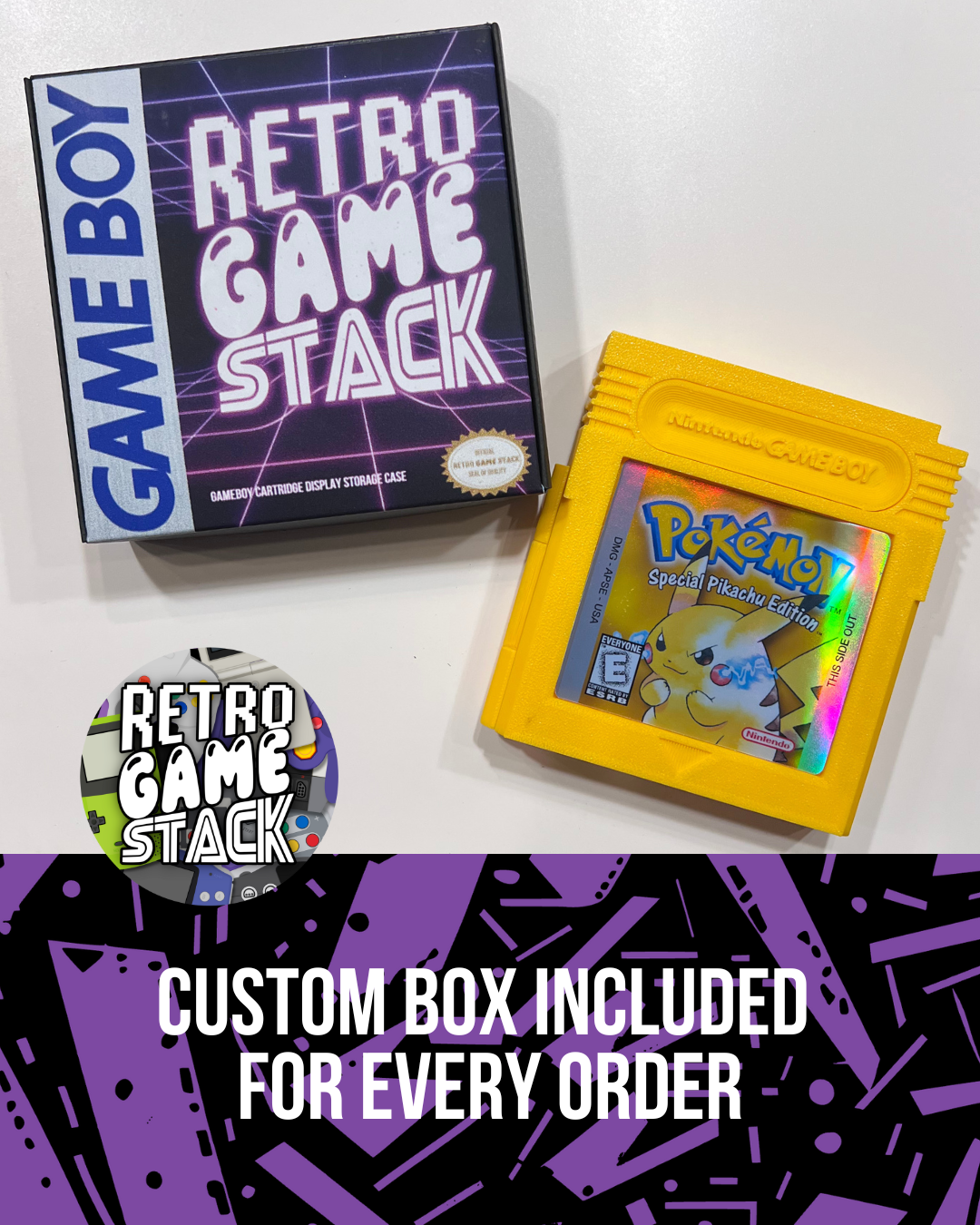 Retro Inspired Pokemon DS & 3DS Games Cartridge Display Case Storage
