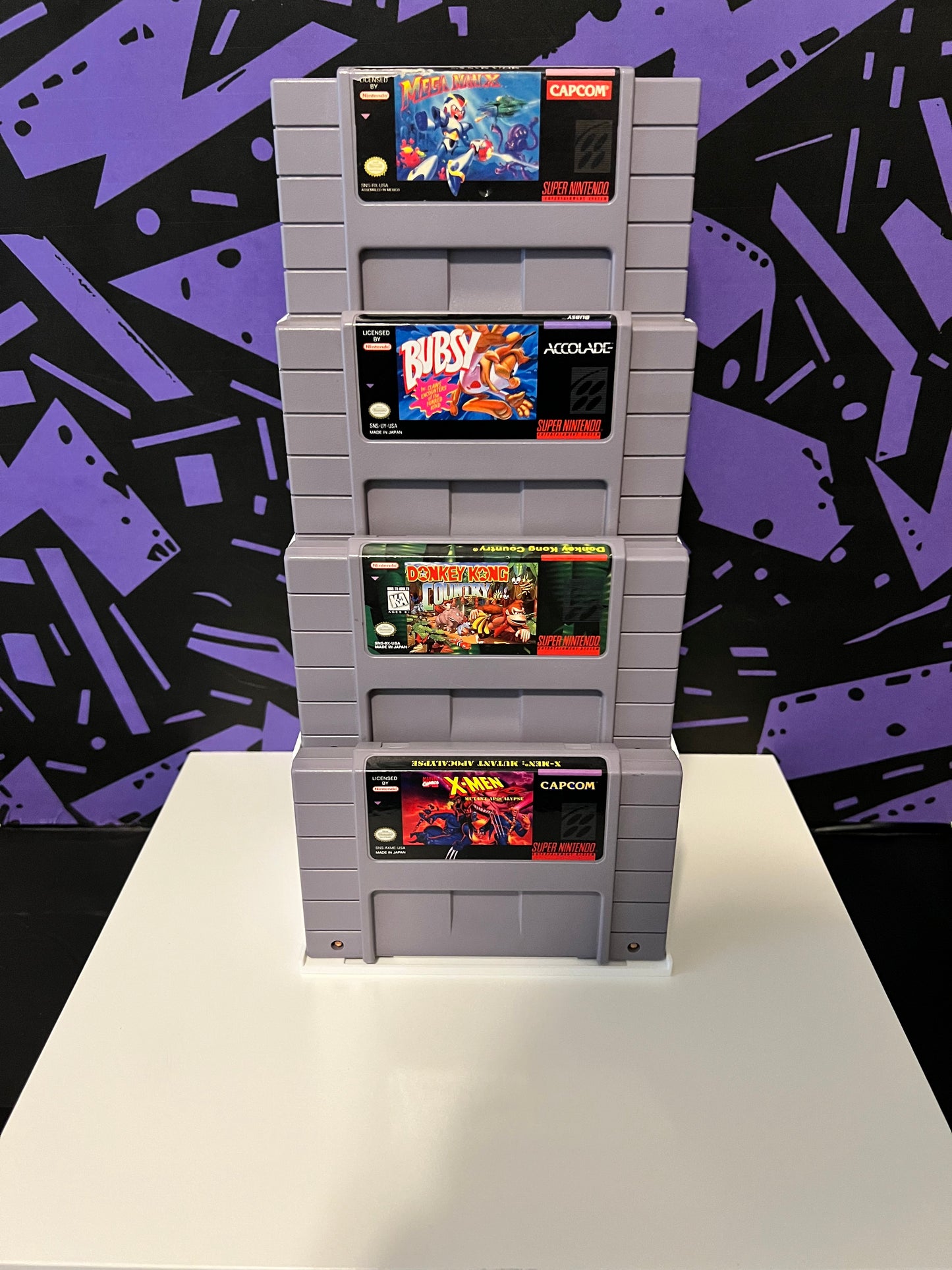 Nintendo Cartridge Stack