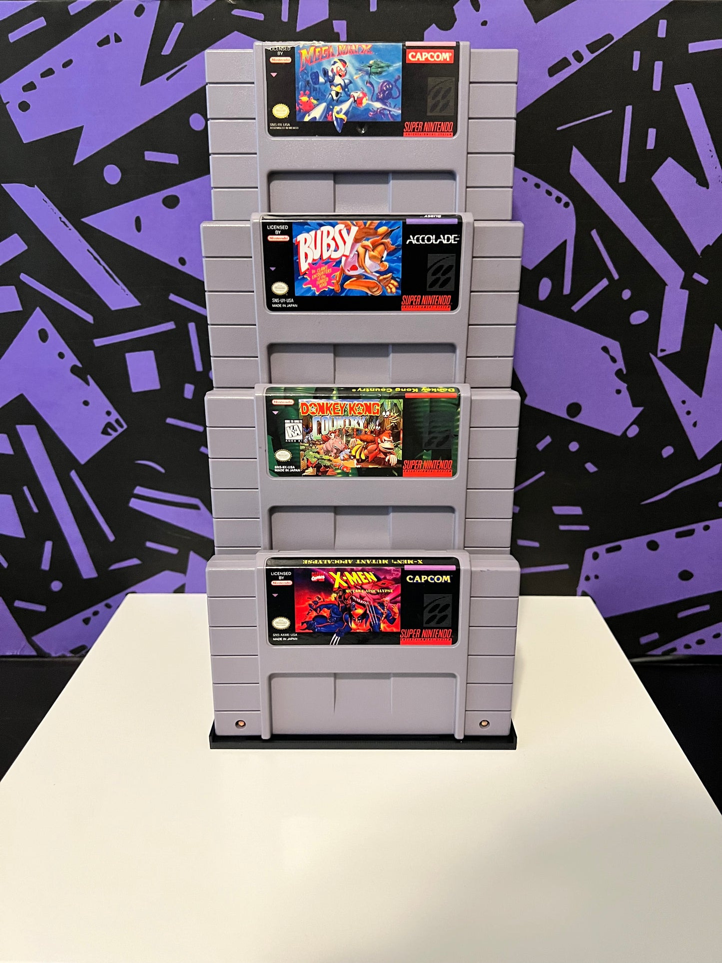 Nintendo Cartridge Stack