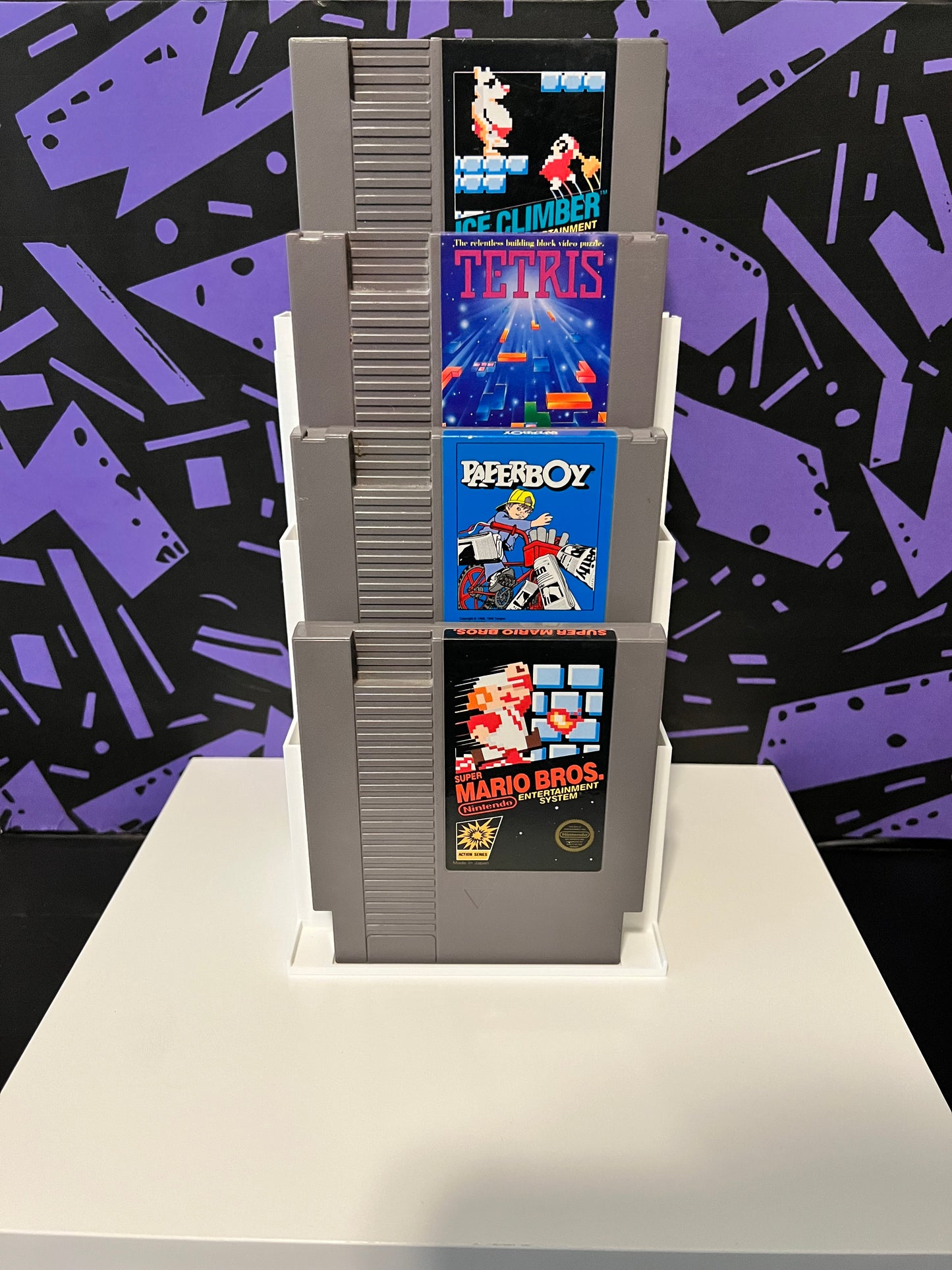 Nintendo Cartridge Stack