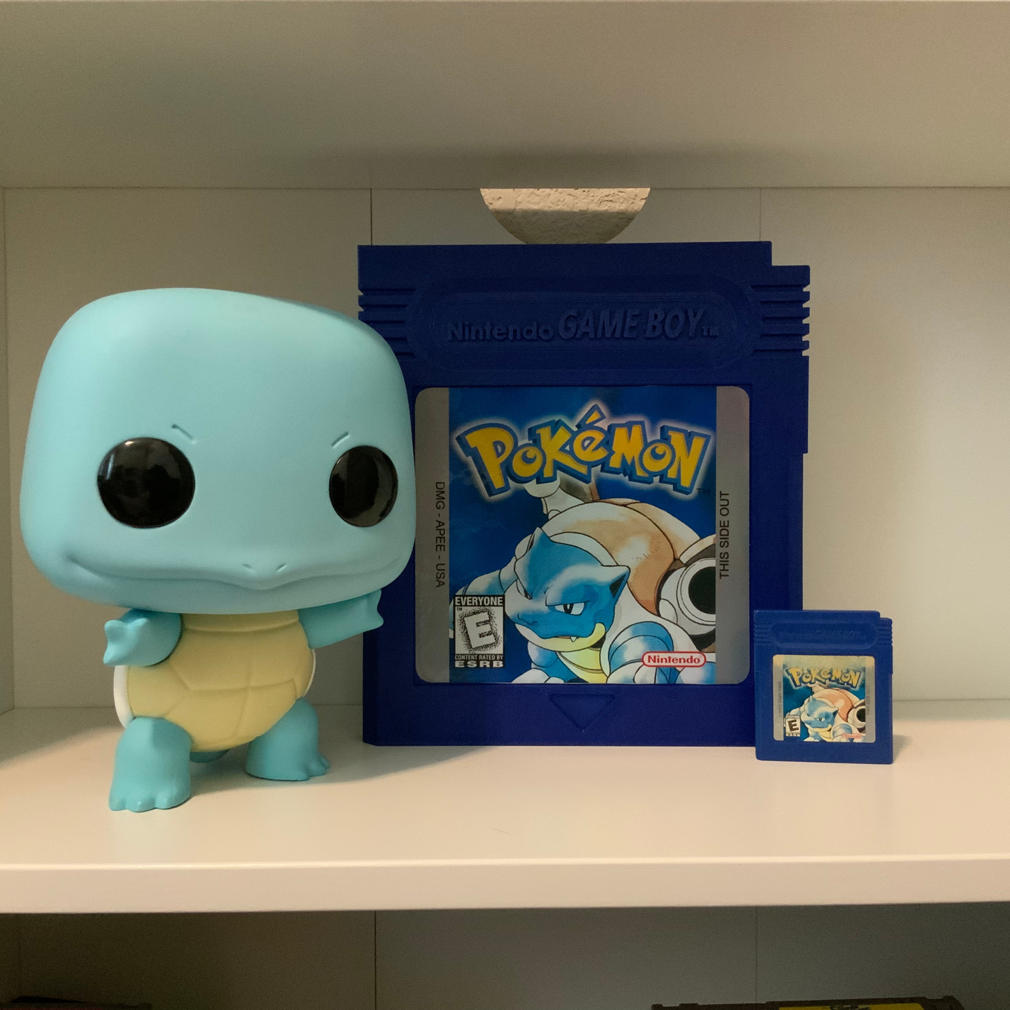 Oversized Pokemon Blue Wall Cartridge Decor