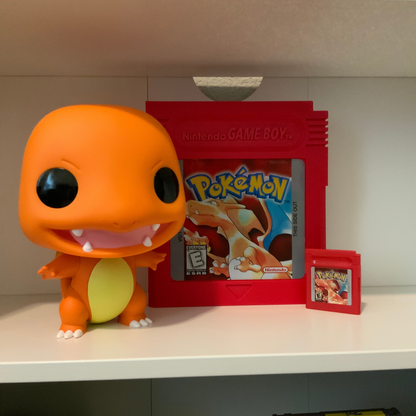 Oversized Pokemon Red Wall Cartridge Decor