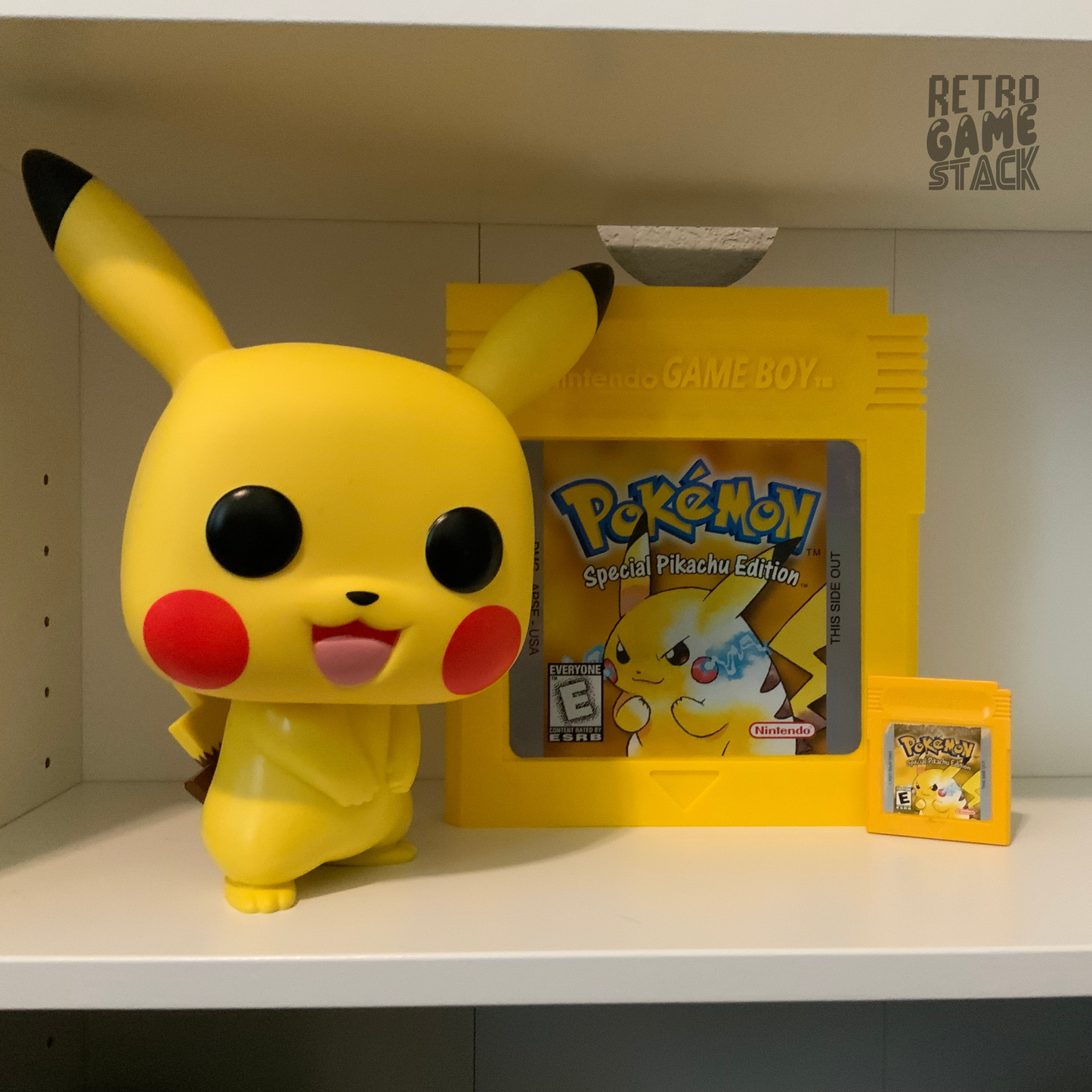 Oversized Pokemon Yellow Wall Cartridge Decor