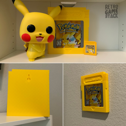 Oversized Pokemon Yellow Wall Cartridge Decor