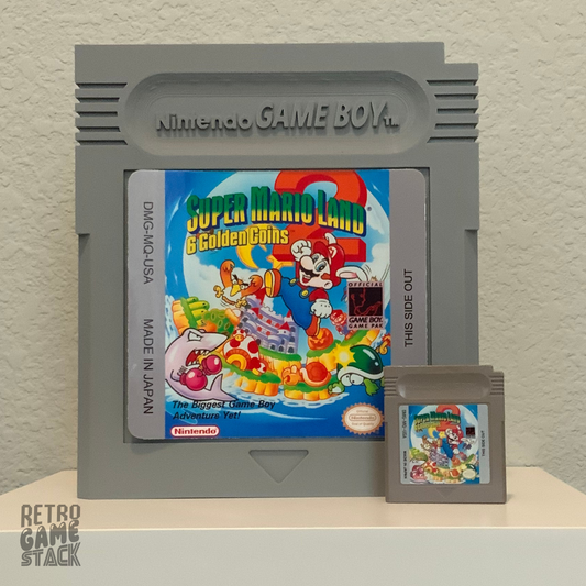 Oversized Super Mario Land 2 Wall Cartridge Decor