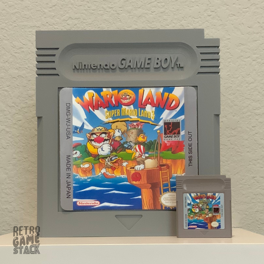 Oversized Wario Land (Super Mario Land 3) Wall Cartridge Decor