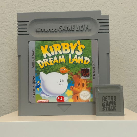 Oversized Kirby's Dreamland Wall Cartridge Decor