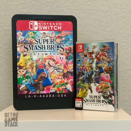 Oversized Super Smash Bros Brawl Switch Wall Cartridge Decor