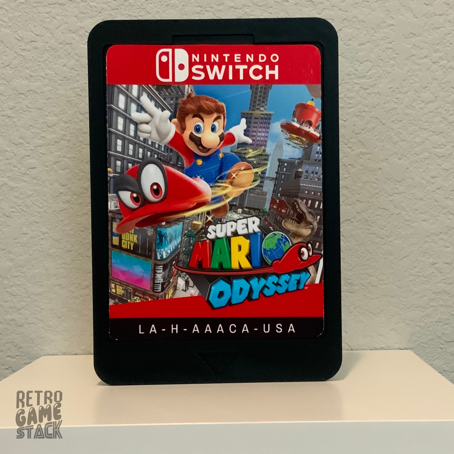 Oversized Mario Odyssey Switch Wall Cartridge Decor