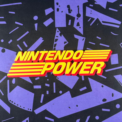 Nintendo Power Inspired Sign