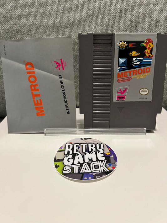 Metroid Grey Label with Manual (NES)